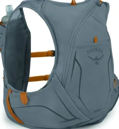 Fast & Light Rucksacks And Vests-Osprey Duro 6 with Flasks - Phantom Grey-Toffee Orange