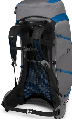 Backpacking Packs-Osprey Exos Pro 55 Rucksack - Dale Grey-Agam Blue