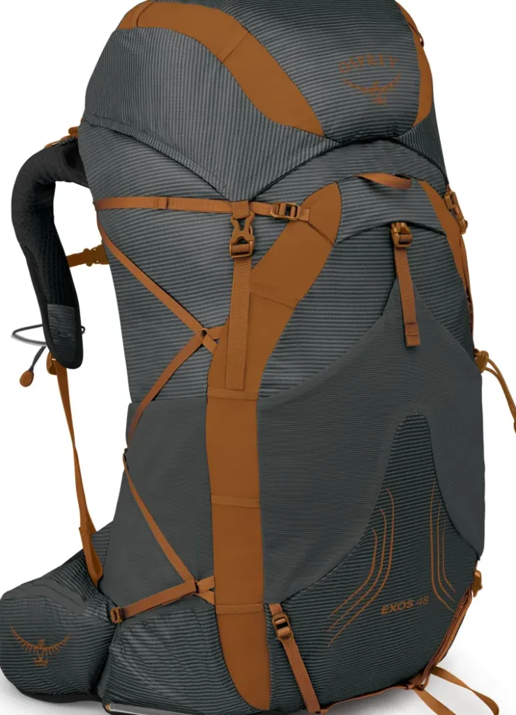 Fast & Light Rucksacks And Vests-Osprey Exos 48 Rucksack - Dark Charcoal