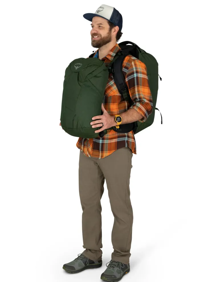 Luggage & Carry-On-Osprey Farpoint 55 Travel Pack - Muted Space Blue