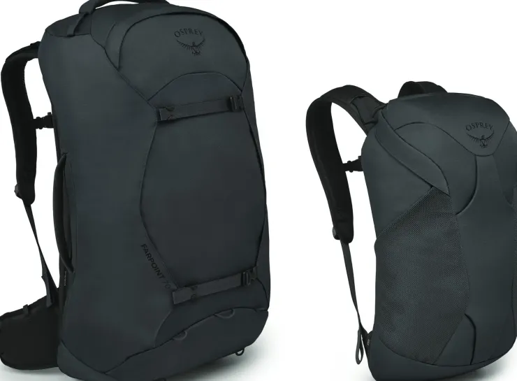 Luggage & Carry-On-Osprey Farpoint 70 Travel Pack - Tunnel Vision Grey