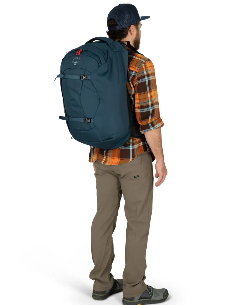 Luggage & Carry-On-Osprey Farpoint 40 Travel Pack - Tunnel Vision Grey