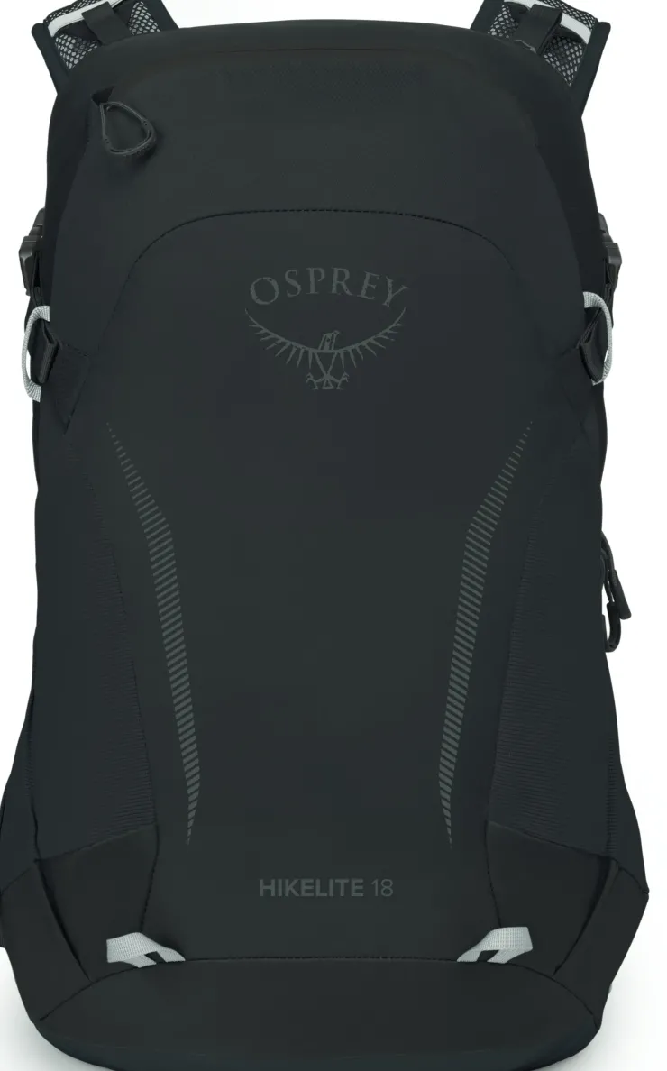 Day Packs-Osprey Hikelite 18 Rucksack - Black