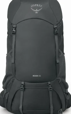 Backpacking Packs-Osprey Rook 65 Rucksack - Dark Charcoal-Silver Lining