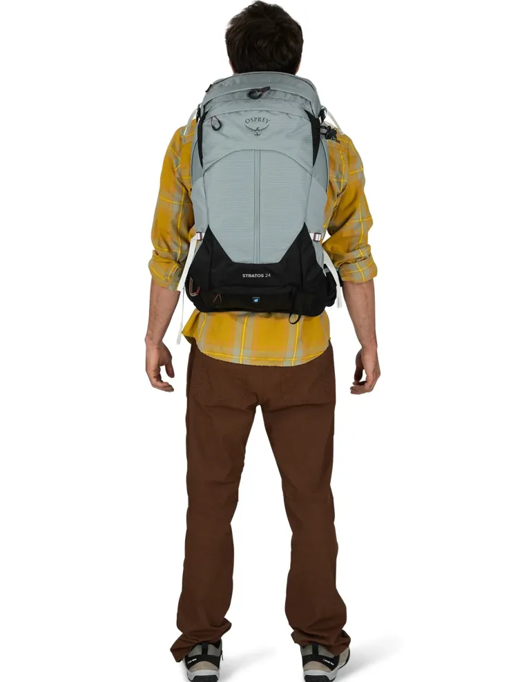 Day Packs-Osprey Stratos 24 Rucksack - Cetacean Blue