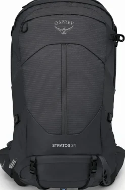 Day Packs-Osprey Stratos 34 Rucksack - Tunnel Vision Grey