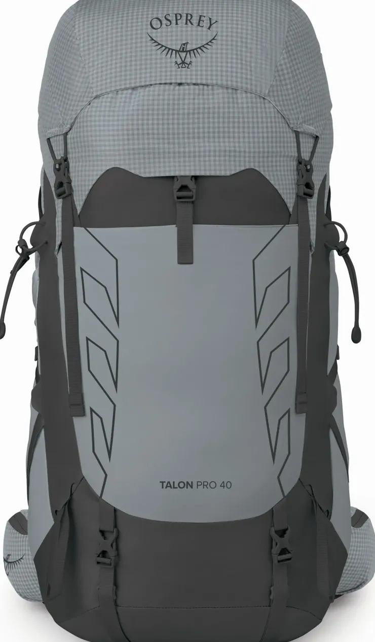 Day Packs-Osprey Talon Pro 40 Rucksack - Silver Lining