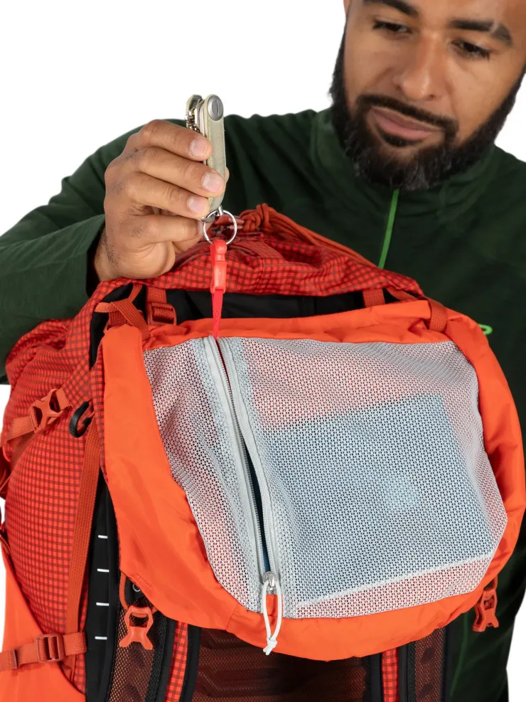Day Packs-Osprey Talon Pro 40 Rucksack - Silver Lining