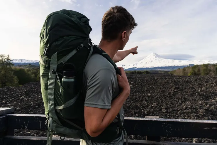 Backpacking Packs-Osprey Talon 44 Rucksack - Green Canopy-Pine Leaf