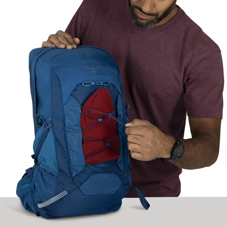 Day Packs-Osprey Talon 11 Rucksack - Scoria Blue-Night Shift