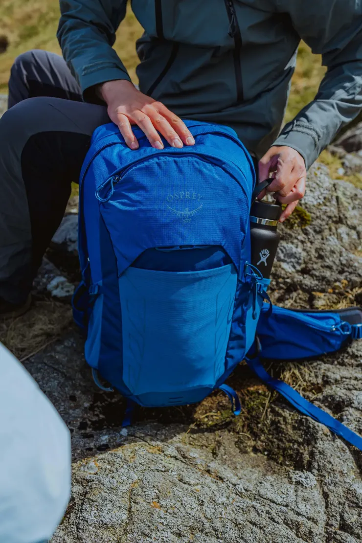 Day Packs-Osprey Talon 22 Rucksack - Scoria Blue-Night Shift