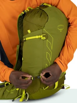 Fast & Light Rucksacks And Vests-Osprey Talon Velocity 20 Rucksack - Dark Charcoal-Tumbleweed Yellow
