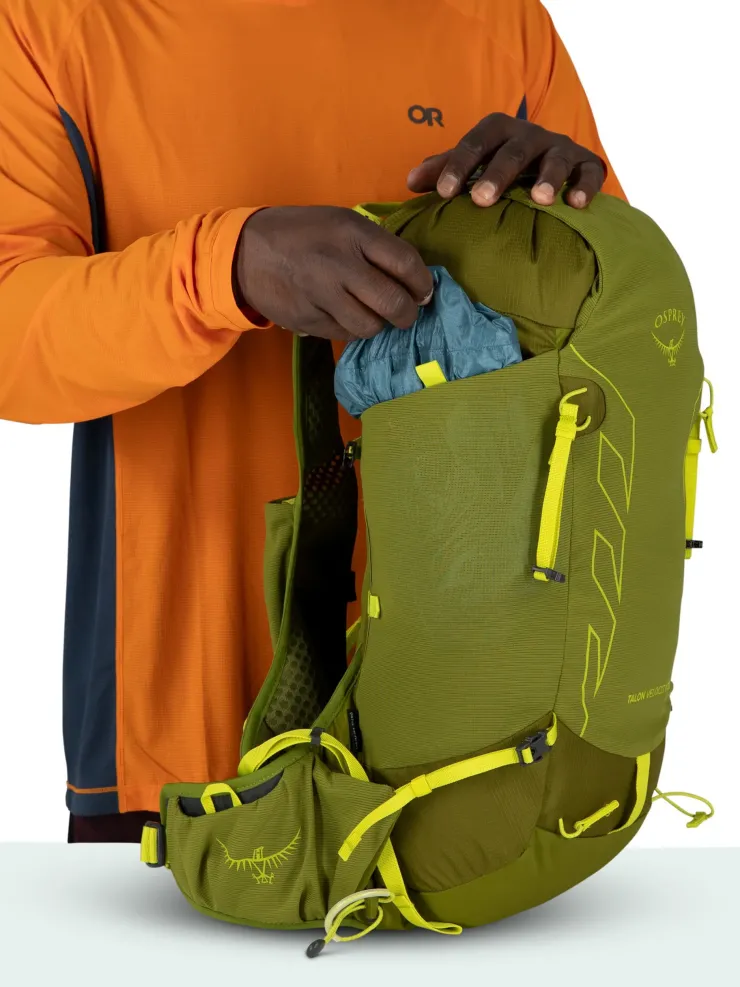 Fast & Light Rucksacks And Vests-Osprey Talon Velocity 20 Rucksack - Matcha Green-Lemongrass