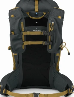 Fast & Light Rucksacks And Vests-Osprey Talon Velocity 30 Rucksack - Dark Charcoal-Tumbleweed Yellow