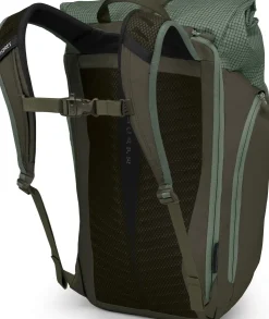 Day Packs-Osprey Transporter Roll Top Rucksack - Pine Leaf