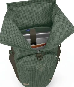 Day Packs-Osprey Transporter Roll Top Rucksack - Pine Leaf