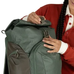 Day Packs-Osprey Transporter Roll Top Rucksack - Pine Leaf