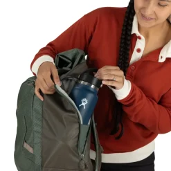 Day Packs-Osprey Transporter Roll Top Rucksack - Pine Leaf