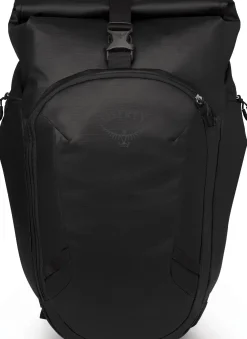 Day Packs-Osprey Transporter Roll Top Rucksack - Raven Black