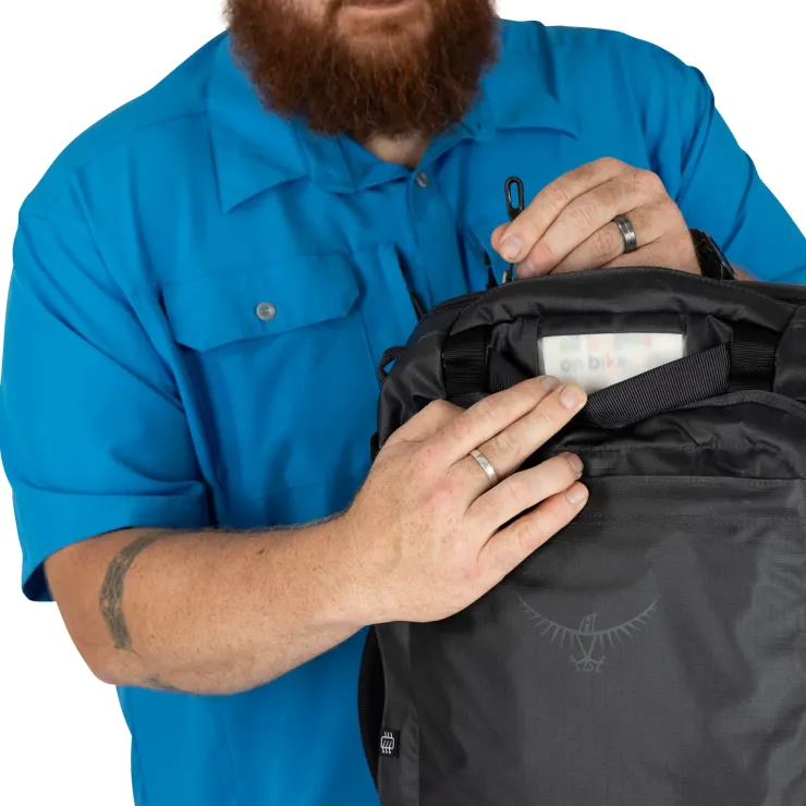 Duffels & Kitbags-Osprey Transporter Squffel 44 Duffel - Raven Black