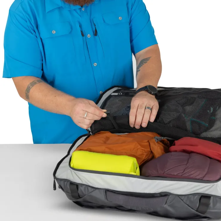 Duffels & Kitbags-Osprey Transporter Squffel 44 Duffel - Raven Black