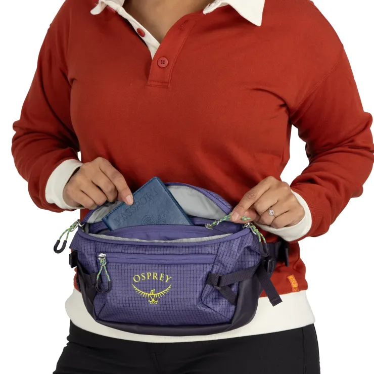Hip Packs & Crossbody'S-Osprey Transporter Waist Pack - Euphoria Purple