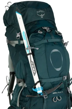 Backpacking Packs-Osprey Womens Ariel Plus 70 Rucksack - Night Jungle Blue