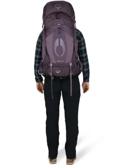 Backpacking Packs-Osprey Womens Aura AG 50 Rucksack - Tungsten Grey