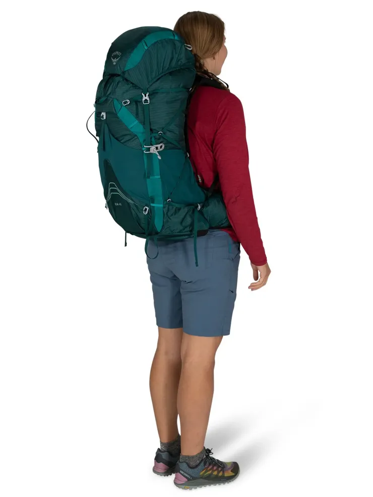 Fast & Light Rucksacks And Vests-Osprey Womens Eja 48 Rucksack - Deep Teal