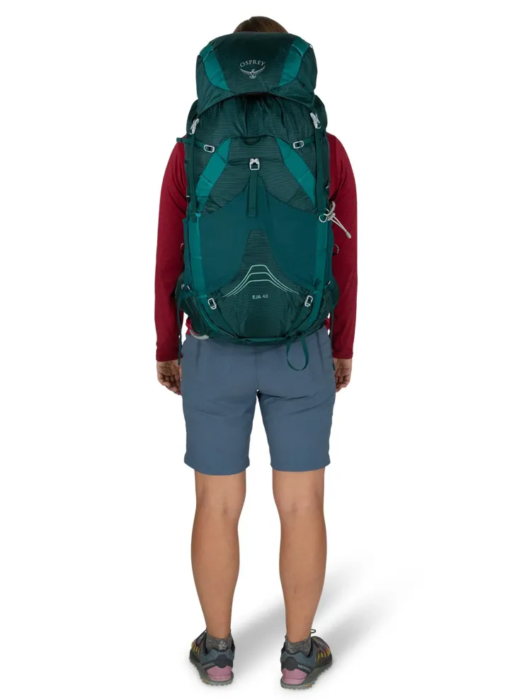 Fast & Light Rucksacks And Vests-Osprey Womens Eja 48 Rucksack - Deep Teal