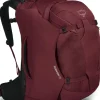 Luggage & Carry-On-Osprey Womens Fairview 55 Travel Pack - Zircon Red