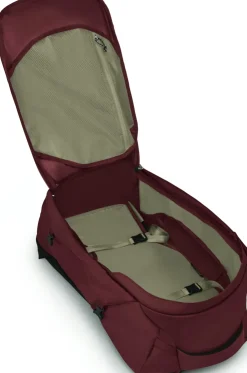 Luggage & Carry-On-Osprey Womens Fairview 55 Travel Pack - Zircon Red