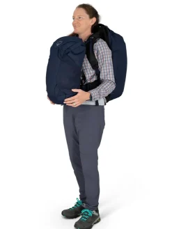 Luggage & Carry-On-Osprey Womens Fairview 55 Travel Pack - Zircon Red