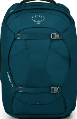 Luggage & Carry-On-Osprey Womens Fairview 40 Travel Pack - Night Jungle Blue