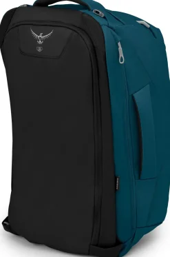 Luggage & Carry-On-Osprey Womens Fairview 40 Travel Pack - Night Jungle Blue