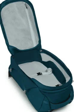 Luggage & Carry-On-Osprey Womens Fairview 40 Travel Pack - Night Jungle Blue