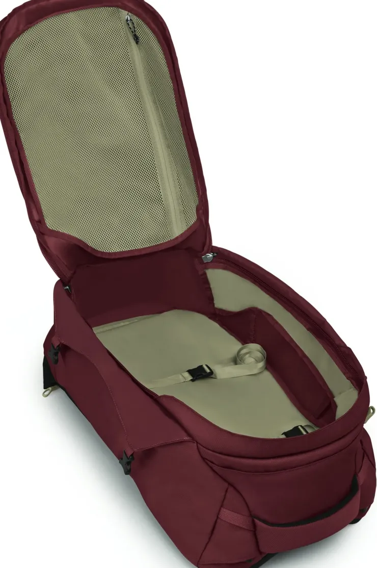 Luggage & Carry-On-Osprey Womens Fairview 40 Travel Pack - Zircon Red