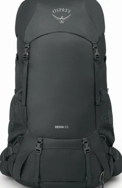 Backpacking Packs-Osprey Womens Renn 65 Rucksack - Dark Charcoal-Gray Wolf