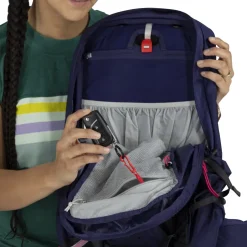 Day Packs-Osprey Womens Tempest 11 Rucksack - Deep Fig-Hotspot Pink