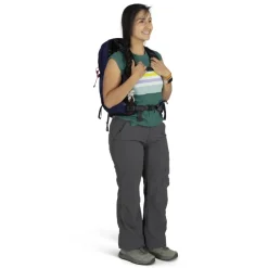 Day Packs-Osprey Womens Tempest 11 Rucksack - Deep Fig-Hotspot Pink