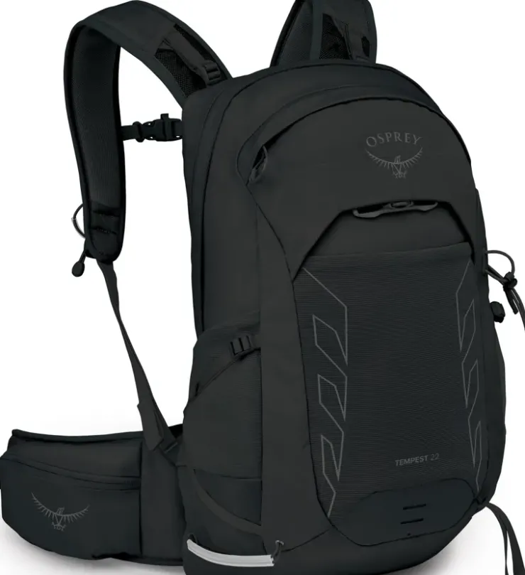 Day Packs-Osprey Womens Tempest 22 Rucksack - Extended Fit - Black-Coal Grey