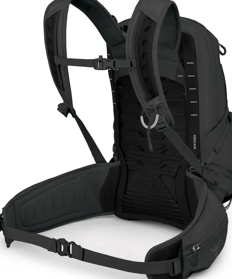 Day Packs-Osprey Womens Tempest 22 Rucksack - Extended Fit - Black-Coal Grey