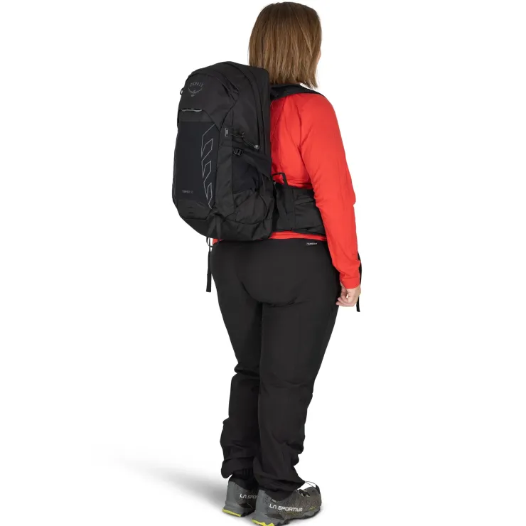 Day Packs-Osprey Womens Tempest 22 Rucksack - Extended Fit - Black-Coal Grey