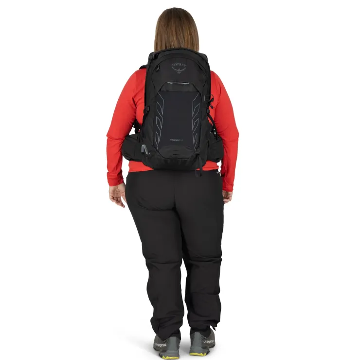 Day Packs-Osprey Womens Tempest 22 Rucksack - Extended Fit - Black-Coal Grey