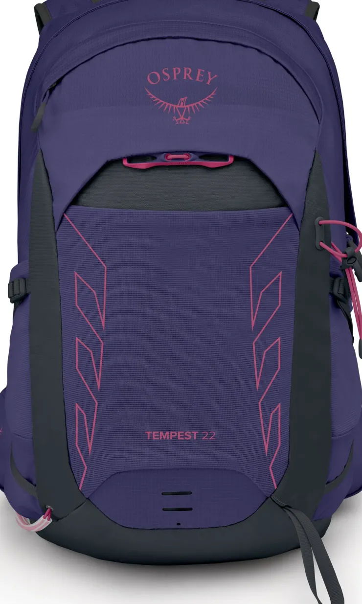 Day Packs-Osprey Womens Tempest 22 Rucksack - Deep Fig-Hotspot Pink