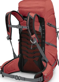 Day Packs-Osprey Womens Tempest 33 Rucksack - Red Pampas-Coal Grey