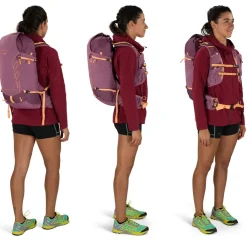 Fast & Light Rucksacks And Vests-Osprey Womens Tempest Velocity 20 Rucksack - Dark Charcoal-Chiru Tan