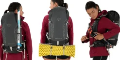 Fast & Light Rucksacks And Vests-Osprey Womens Tempest Velocity 30 Rucksack - Dark Charcoal-Chiru Tan