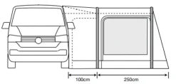 Ex Demo Tents & Camping-Outdoor Revolution Movelite T2R Low Drive-Away Awning - DEMO MODEL