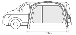 Ex Demo Tents & Camping-Outdoor Revolution Movelite T2R Low Drive-Away Awning - DEMO MODEL